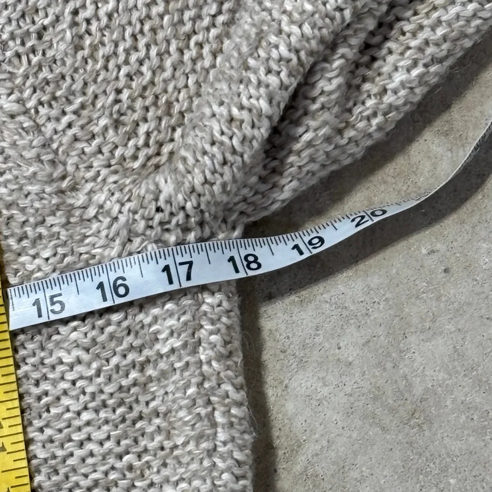 Anthropologie Moth Turtleneck Sweater Brown Beige Women’s Small Alpaca Blend - Picture 10 of 15